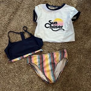 Girls 3 piece swimsuit